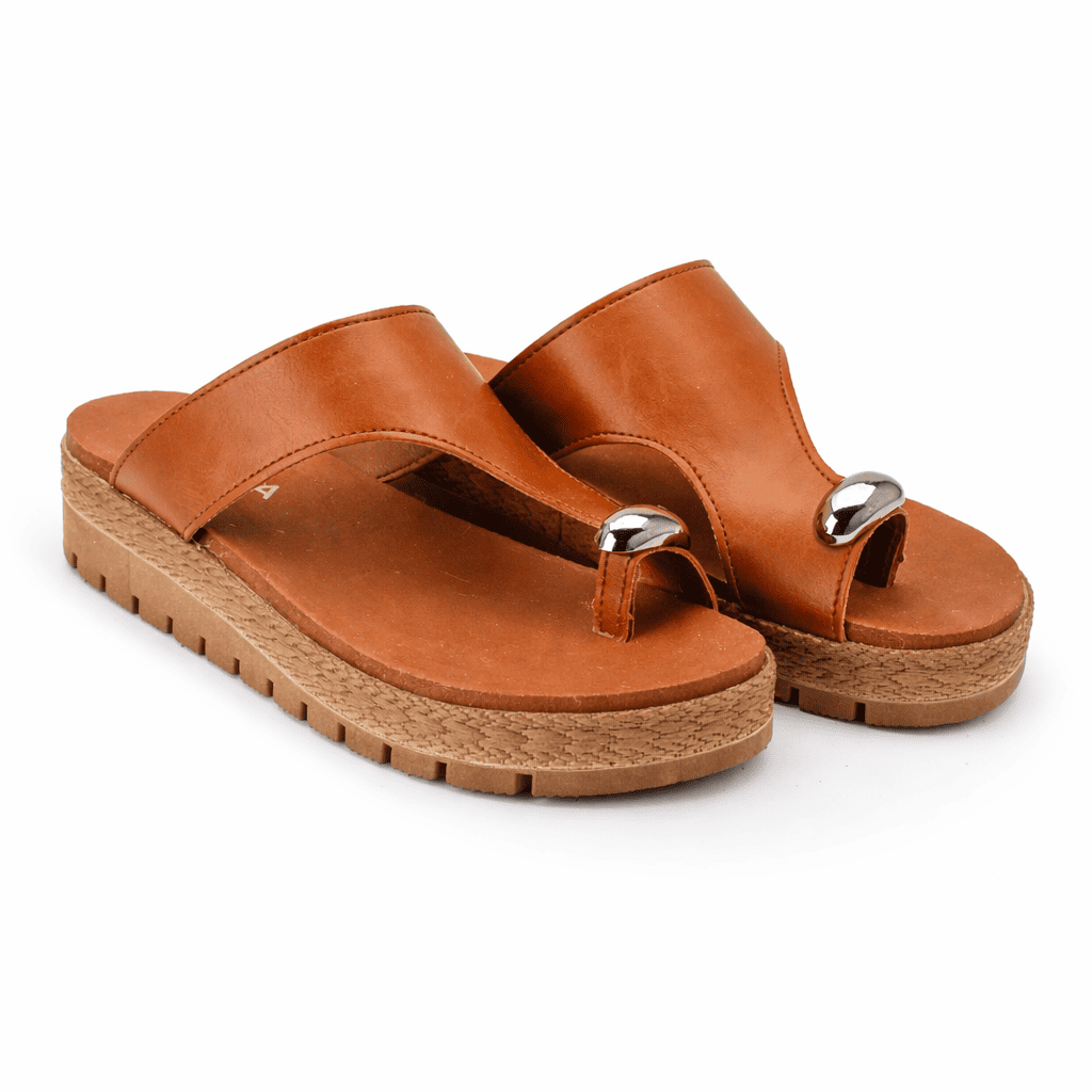 Sandália Feminina Plataforma Anabela Conforto Casual Elegante