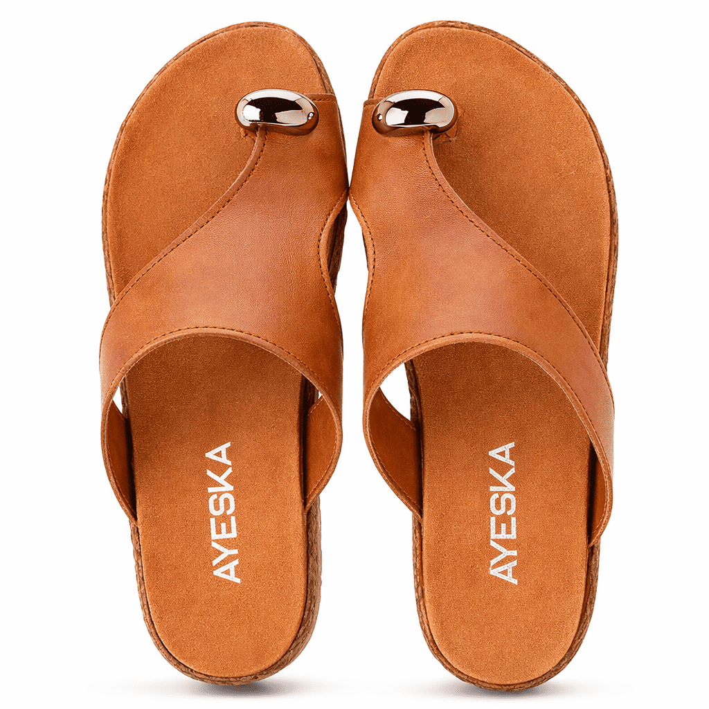 Sandália Feminina Plataforma Anabela Conforto Casual Elegante