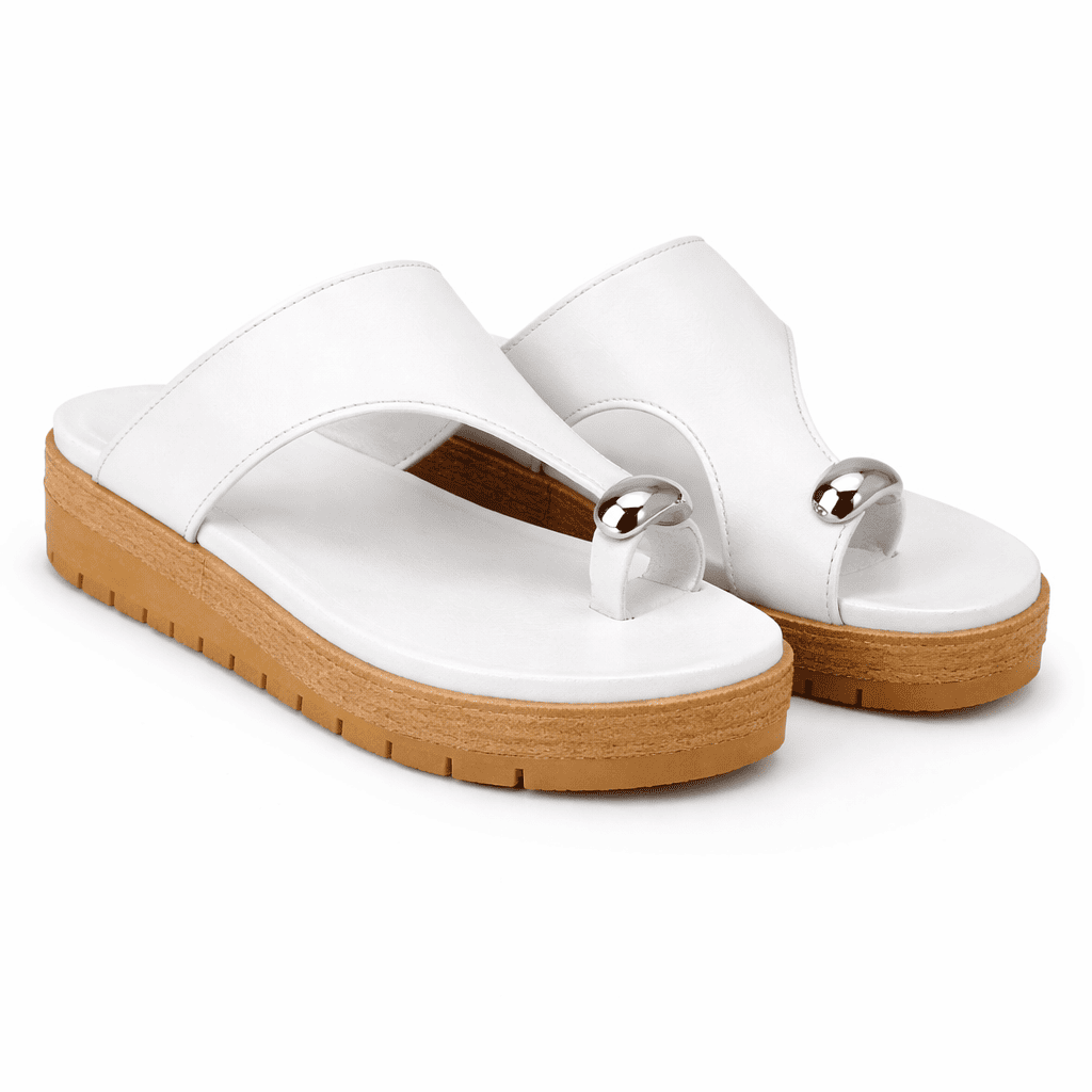 Sandália Feminina Plataforma Anabela Conforto Casual Elegante