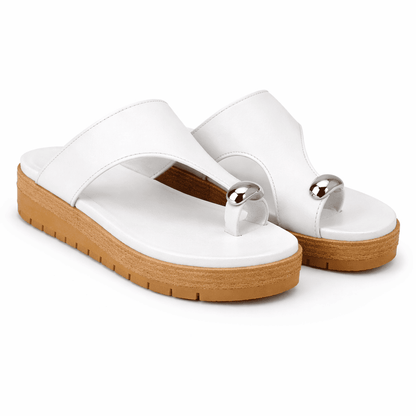 Sandália Feminina Plataforma Anabela Conforto Casual Elegante