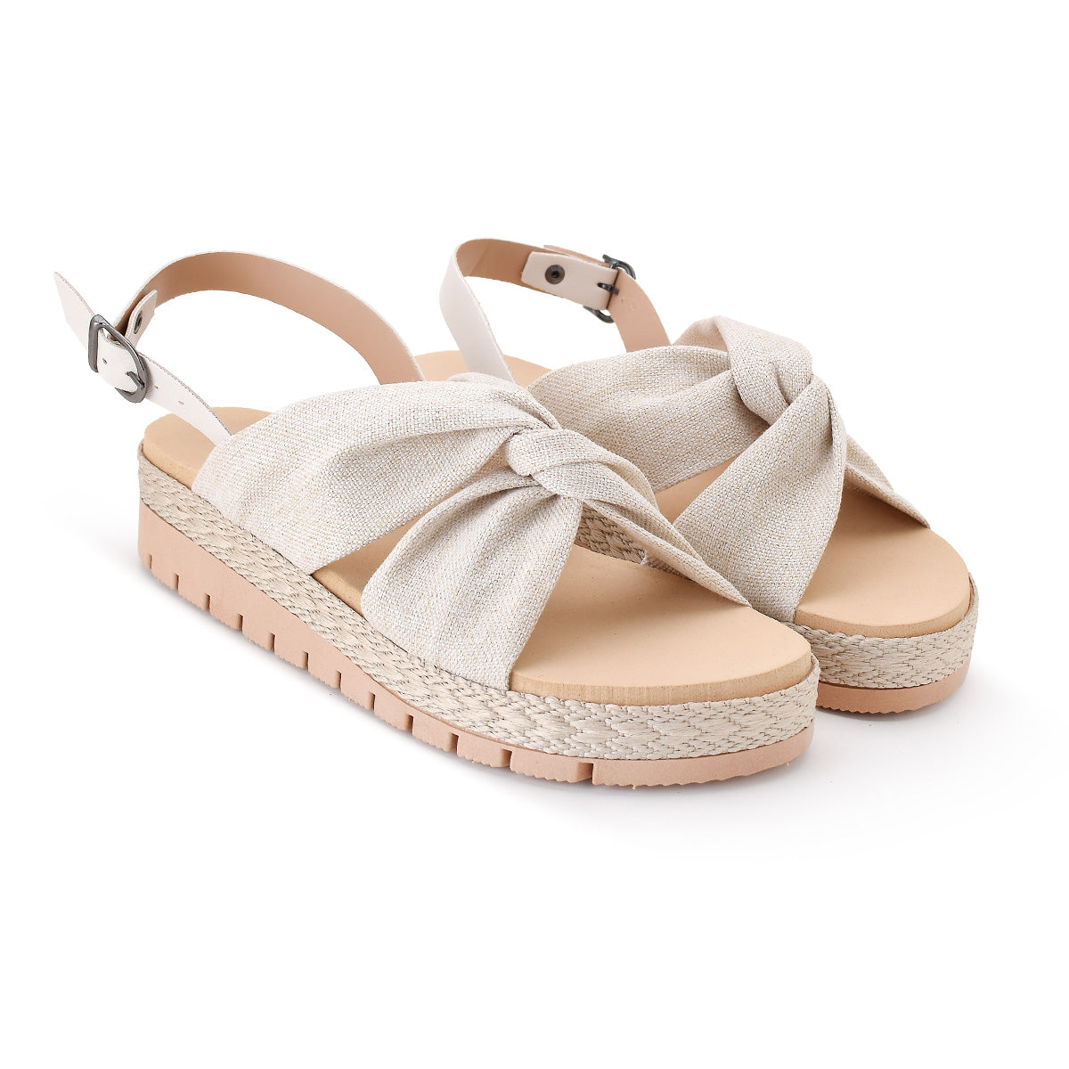 Sandália Feminina Anabela Plataforma Casual Conforto Dia a Dia